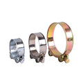 High Torque Strong Heavy Duty T Bolt Pipe Clamps European Style Ajustable Super Robust Pipe Clamp