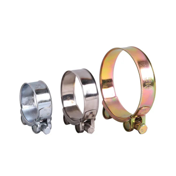 High Torque Strong Heavy Duty T Bolt Pipe Clamps European Style Ajustable Super Robust Pipe Clamp