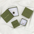 Custom logo Cardboard Jewelry Packaging Boxes Luxury Jewellery Gift Box Necklace Earrings Bracelet Ring Paper Jewelry Lid Box