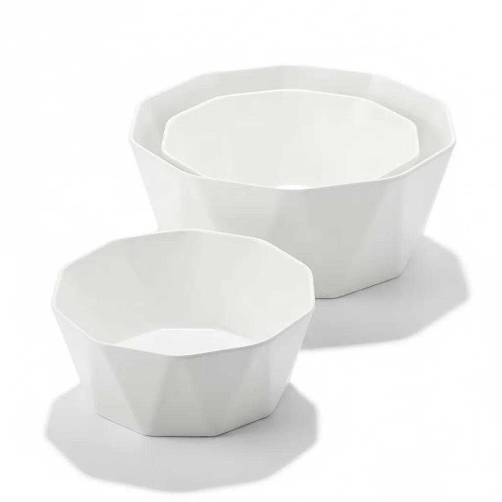 Wholesale Food Grade Salad Soup Ramen Serving Dinner Snack Bowl Set Reusable Melamine Modern Customized for Outdoor Use