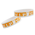 HXY Waterproof Synthetic Paper Customized Color Logo Party Wristbands/Tickets (19x250mm/25x250mm) Printed for Promotions Event