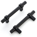 High Quality Furniture Popular Drawer Hardware Metal Handle  Black  Nickel Wire Drawing Pulls Handle Furniture Bedroom Pulls