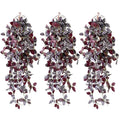 Artificial Purple Eyebrow Leaves Hanging Plants 5 Forked  Ivy Vine Plants Artificial Vines for Wall Garden Party Decoration
