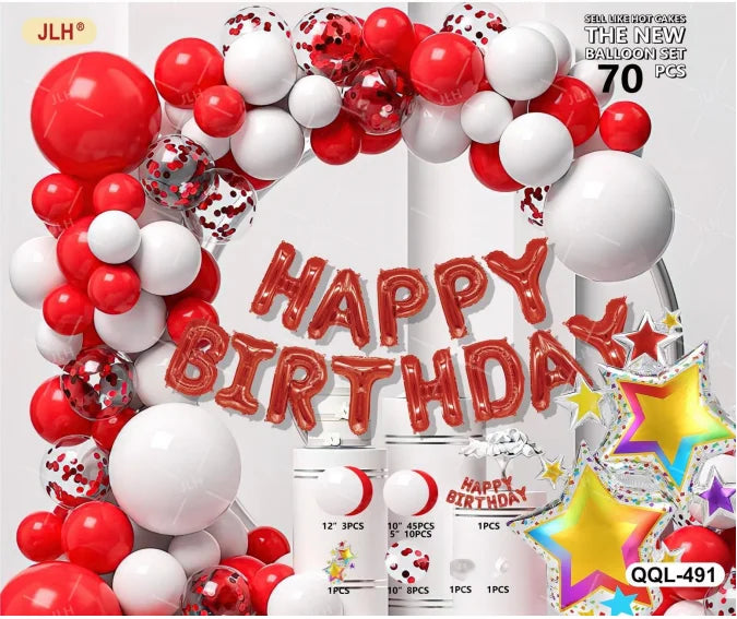 Cross-border for China Balloon Set Pink Valentine's Day Theme Latex Printed Logo Birthday Party Decorative Balloons