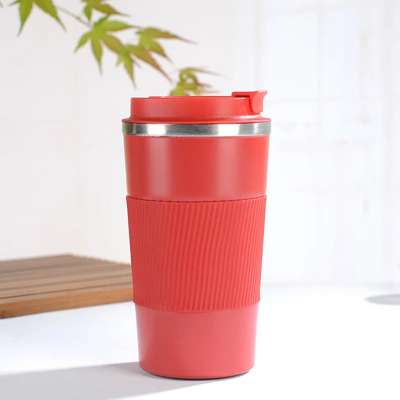 Stainless Steel  Coffee Cup Vacuum Thermos Coffee Tumblers 350/510ml Insulated Coffee Travel Mug Custom Mug With Logo and Lid