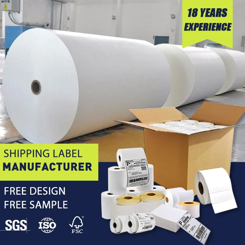 SailingPaper Waterproof Thermal Label 4x6 for Reliable Long-Lasting Outdoor Use in Harsh Environments