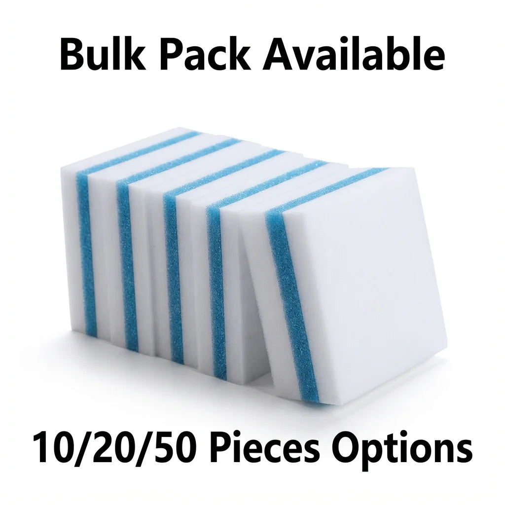 White High Density Magic Sponge Strong Nano Cleaning Effect Kitchen Office Block Melamine Foam Eraser
