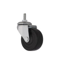 1/4 Inch Threaded Stem 2-Inch Hard PVC Wheels for Outdoor Furniture Trolley Cart Living Room Bathroom Kitchen Warehouse Gym