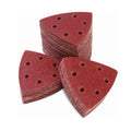 Pexmientas Abrasive Tools 80mm Hook and Loop Triangle 6 Hole Sandpaper 90mm Delta Sander Sand Paper Sandpaper Disc MegaBDM