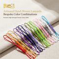 Spot Goods Colorful Double-Ended Braided Bell Hanging Rope - Durable Cell Phone Lanyard Strap for Japanese Charms