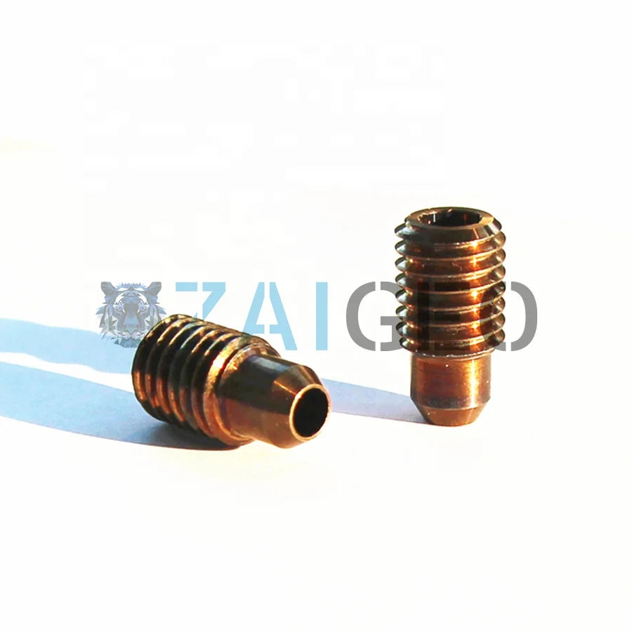 M10 Thread Yellow Waterjet Cleaning Spray High Pressure Sapphire Ruby Industrial Blasting Nozzle Water Jet Cleaning Nozzles