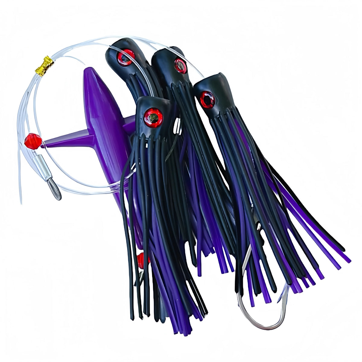 Wholesale OEM Soft Plastic Rubber 6inch Chugger Teaser Bird Daisy Chain Saltwater Sea Trolling Fishing Lure Tackle Tuna Marlin MegaBDM