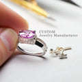 Custom Design Ring Jewelry 925 Sterling Silver Manufacturer OEM ODM