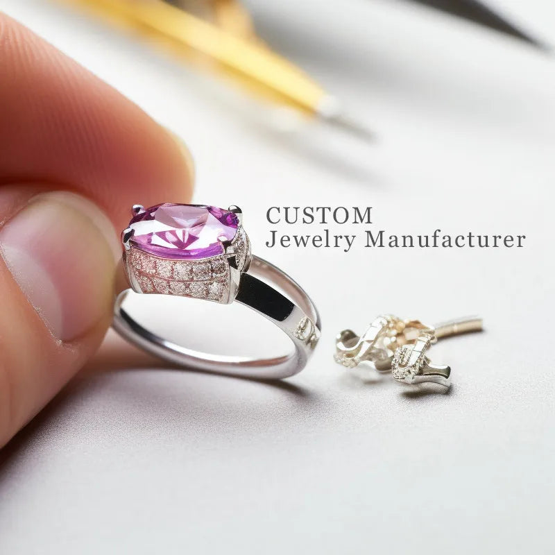 Custom Design Ring Jewelry 925 Sterling Silver Manufacturer OEM ODM