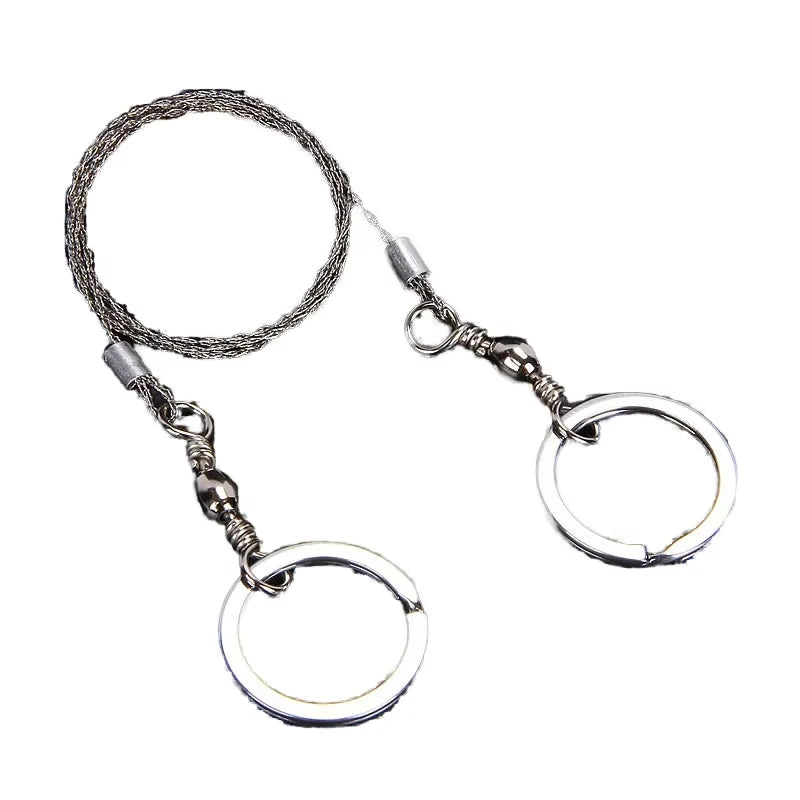 Portable Stainless Steel Wire Saw for Outdoor Activities for Camping and Climbing Lightweight Bag-Packed Capacity-Weighted