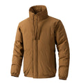 Men's Down Jackets Warm Puffer Jacket Winter Coats Water Resistant Windproof Coat Stand Collar Outerwear Bubble Jackets Men