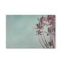 Modern Hanging Wedding Wall Art-Made in Germany Canvas on Stretcher Frame with Tropical Breeze Design in Blue and Pink