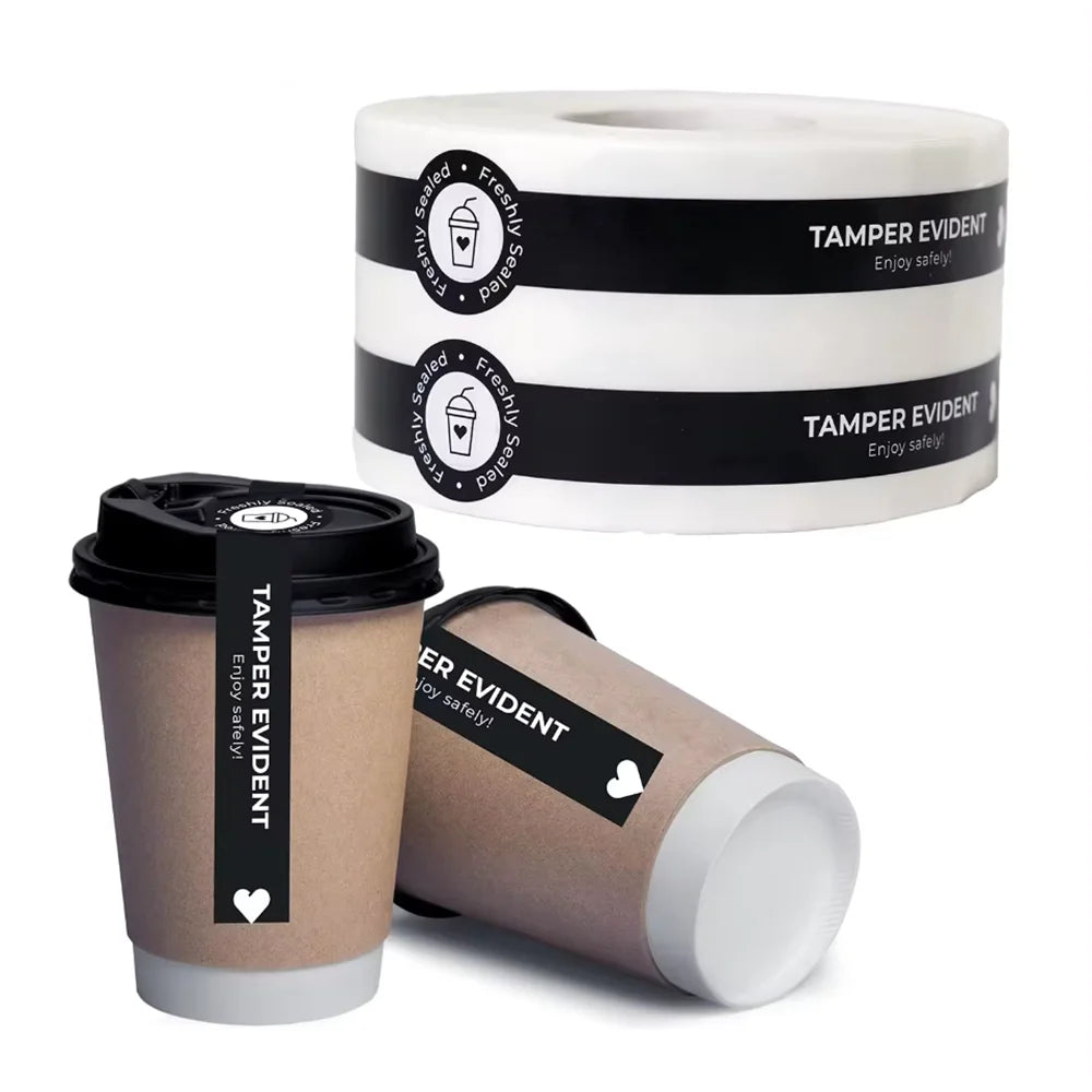 Custom Copper Waterproof Self Adhesive Tamper-Proof Food Safety Seal Stickers for Craft & Food Packaging MegaBDM