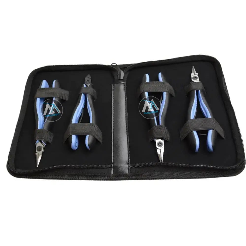 4-Piece Lindstrom RX Professional Plier Kit w/ RX7490 RX7590 RX7893 and RX8141 Pliers Jewelry Making Tools - PLR-7000RX