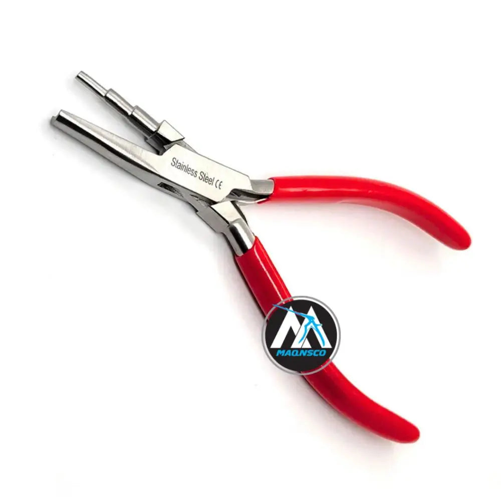 Forming Pliers 3 Step Three Round Nose & Concave Pliers 5.5" for Wire Bending Looping
