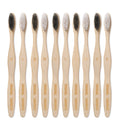 Low Price Temperature Treatment Natural Free Soft Charcoal Toothbrush for Kids and Adults with Custom Laser logo