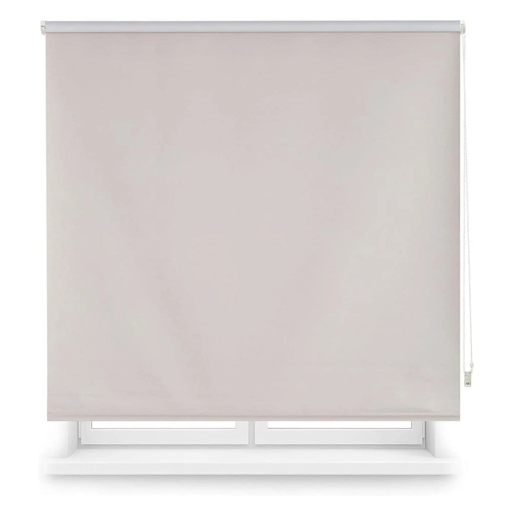 Well Home Plain Blackout Roller Blind - Grey 180 x 140cm (width x length)/Fabric size 177 x 135cm