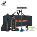 TUDIVING Wholesale Professional Convenience 1L Swimming Refillable Cylinder Breath Equipment Aluminum Air Tank Scuba Diving Set