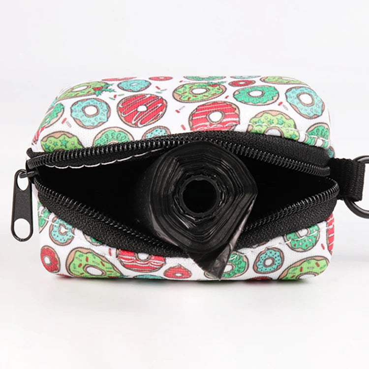 2022 New Design Poop Bags Portable Neoprene Waste Bag Holder Pet Dog Waste Bag Dispenser