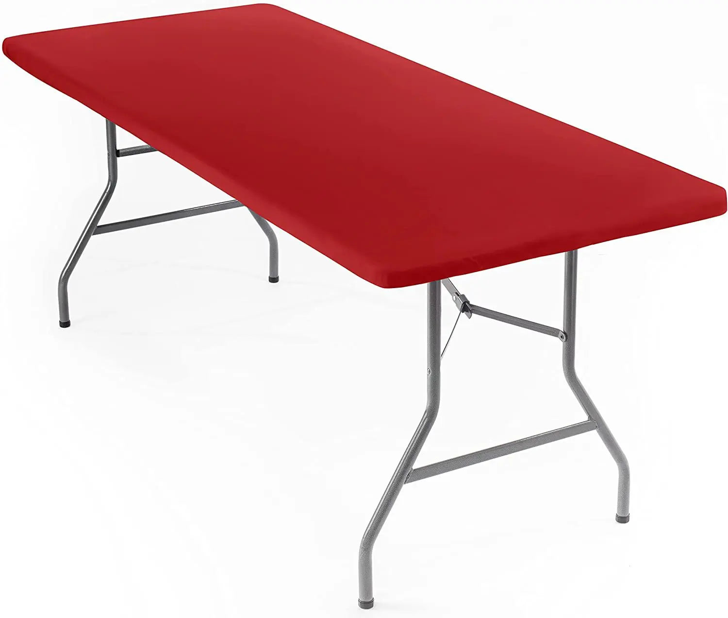 Hot Sale Rectangular Elastic Table Cover Table Mat Hotel Wedding Banquet Picnic Milk Silk Tablecloth Wholesale