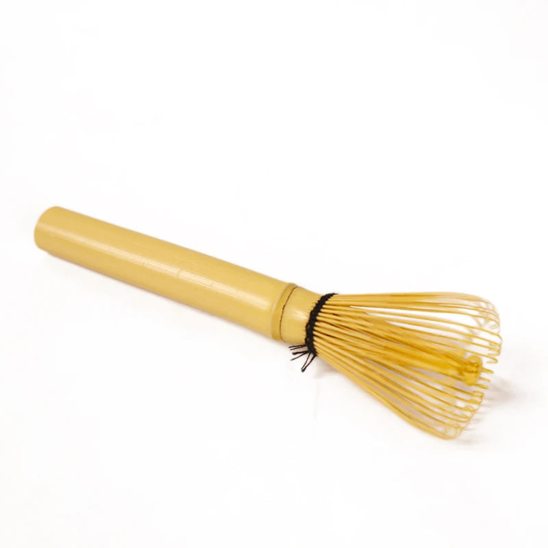 Long Handle Bamboo Whisk for Traditional Matcha Set for Coffee & Tea Sets Matcha Preparation Tool