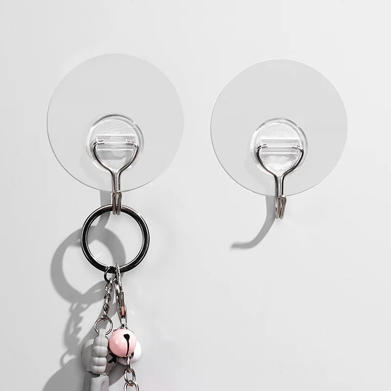 Wholesale Simple Seamless Sticky Hook Kitchen Bathroom Nordic Wall Hanging No Punching No Nails Strong Seamless Hook