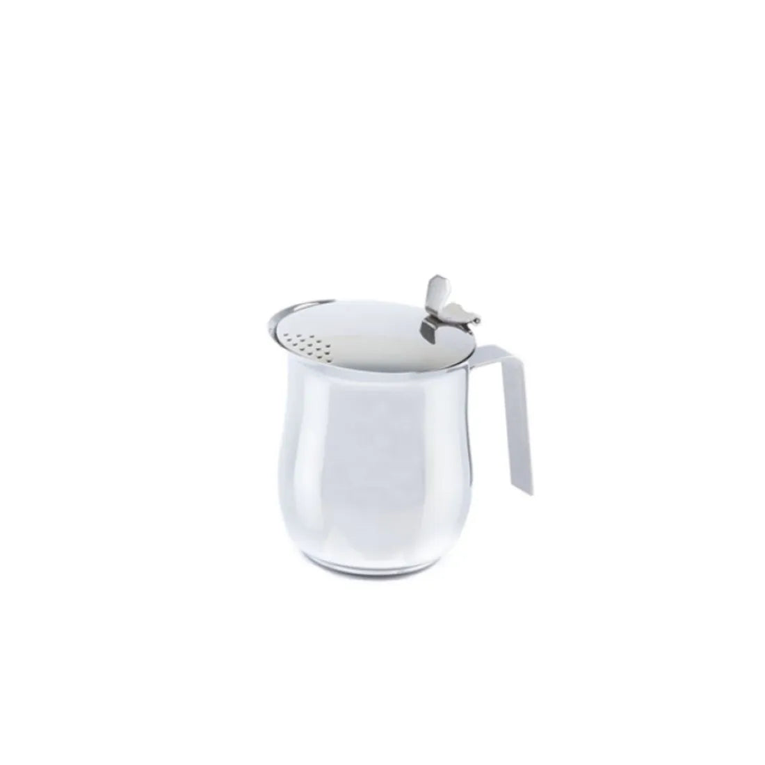 Classic Eco-Friendly 18/10 AISI 304 0.6 Ply Stainless Steel Italian Handle Green Tea Pot Cover Gas Cooker Compatible Mirror
