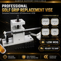 Aluminum Golf Shaft Vise Clamp Laser Engraved Logo Head Removal Repair Tool Original Equipment Manufacturer Golf Workshop Supply