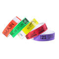 HXY Custom Logo Waterproof Paper Wristbands Kids Fast Shipping Custom Color Size Digital Printing Heat Transfer Promotional