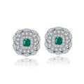 Fashion Jewelry Lovely Popular Bling Zircon Cz Gold Plated Stud Jewelry 925 Sterling Silver Designs Beautiful Earring for Women