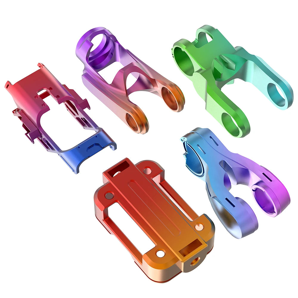 Lightweight Aluminum Alloy Bicycle Stem CNC Machining Custom Bike Parts With Anodized Surface Finish