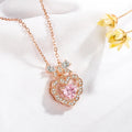 Hot Sale Trendy Niche Design S925 Sterling Silver Fine Jewelry Necklace with Heart Shape Gold Plated for Women Party MegaBDM