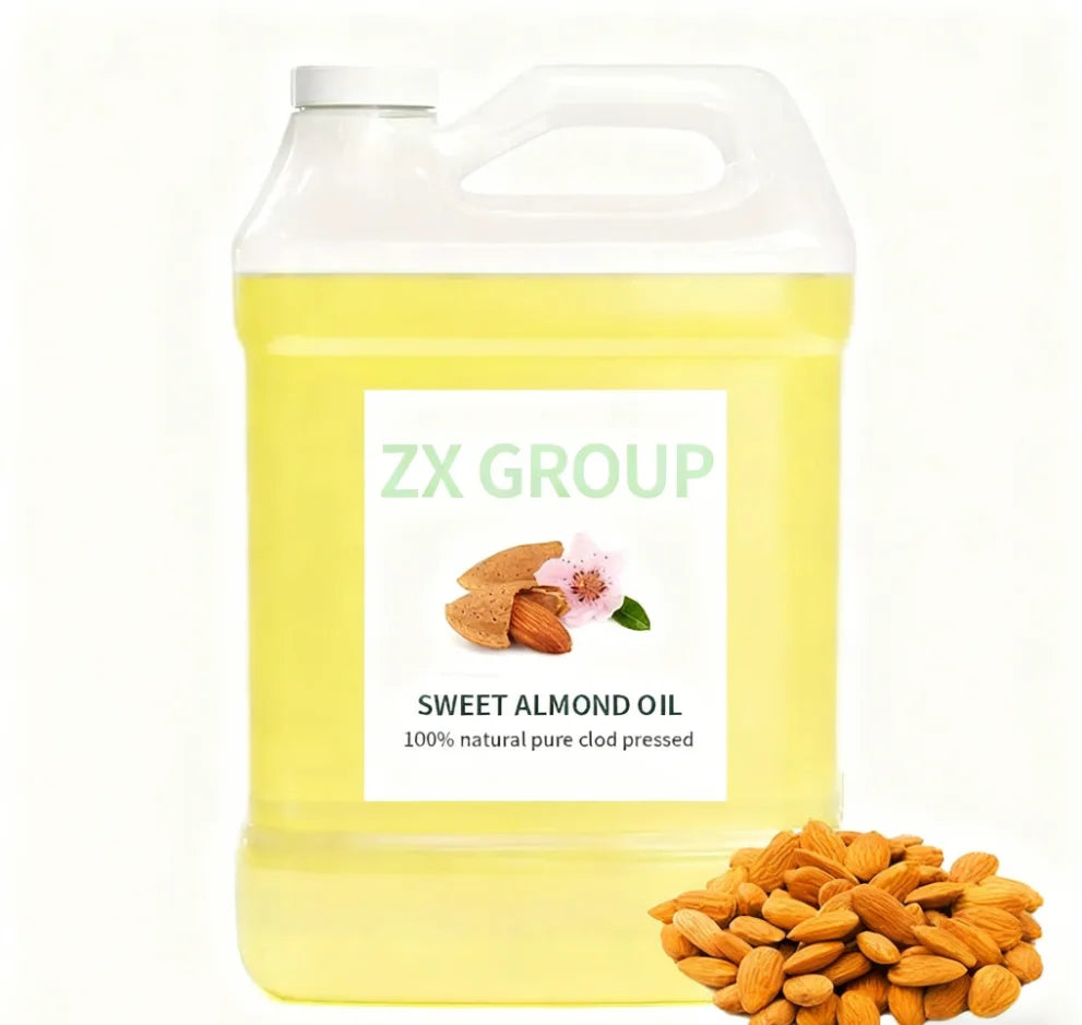 Wholesale Bulk 100% Pure Cold Pressed Sweet Almond Seeds Oil Liquid Moisturizing Hair Skin Care Lightening Nourishing Odorless