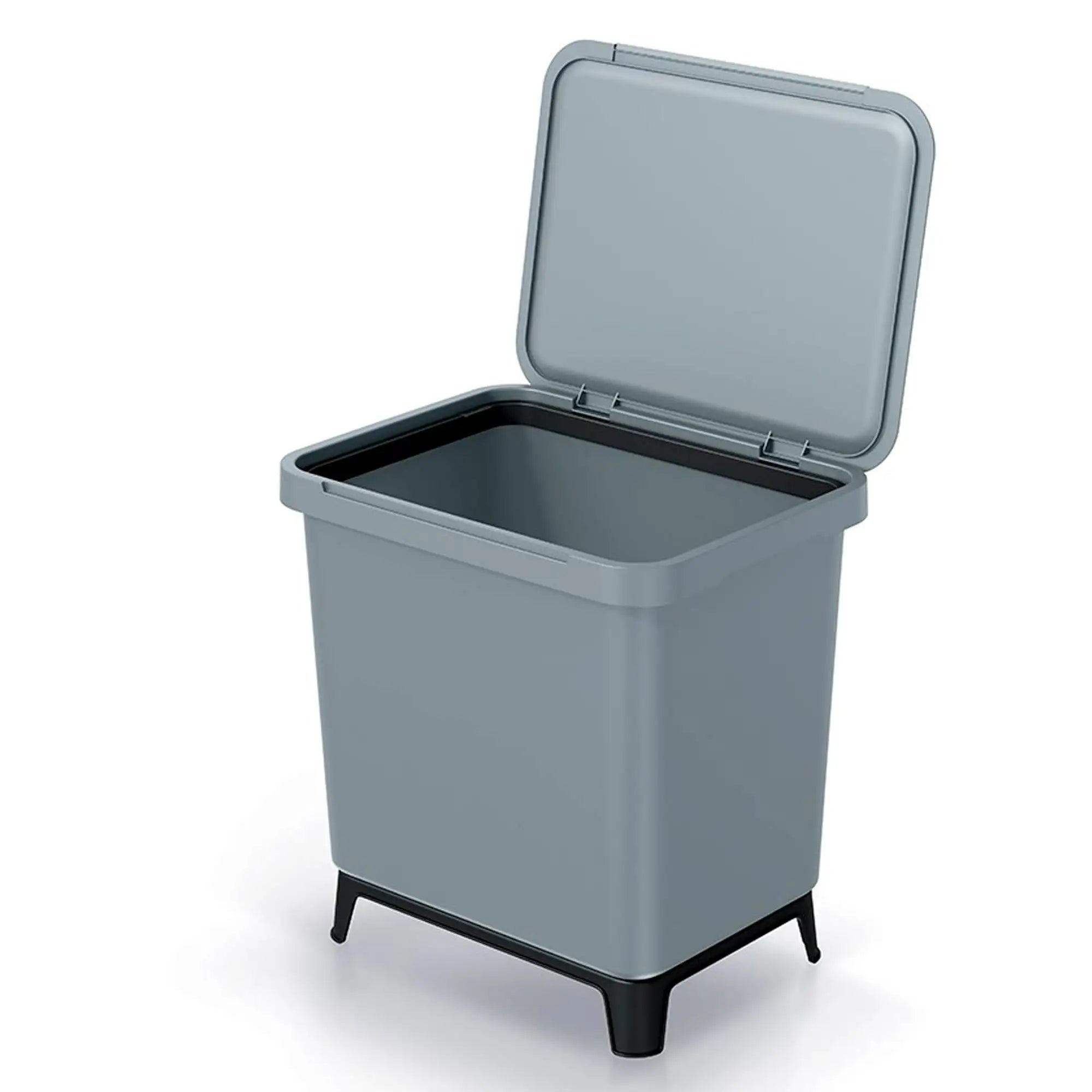 KEDEN 30L Square Recycling Bin Grey