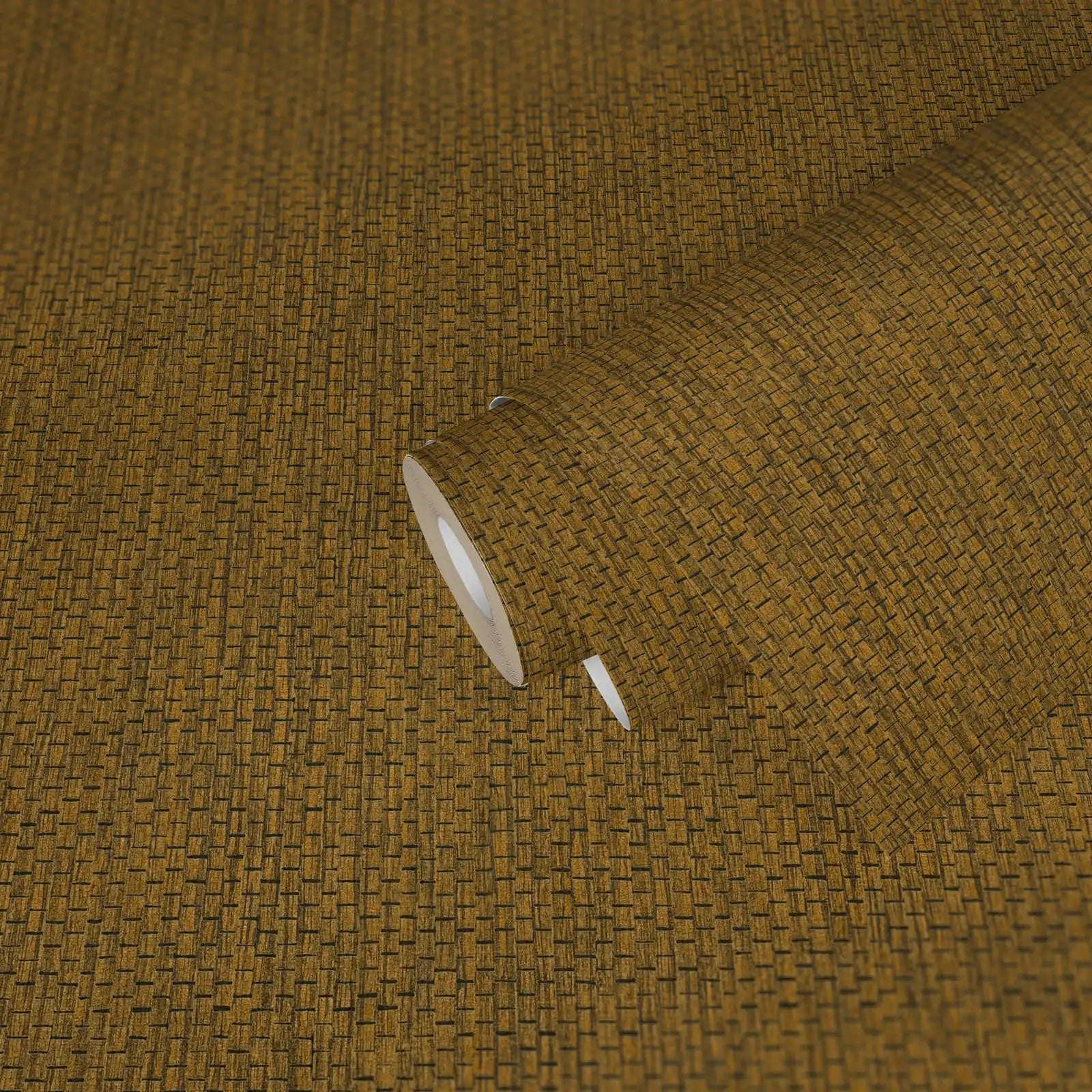 Made Germany Sale Yellow Black Vinyl Non Woven Wallpaper Rolls Abrasion-Resistant Light Resistant for Living Room Kitchen