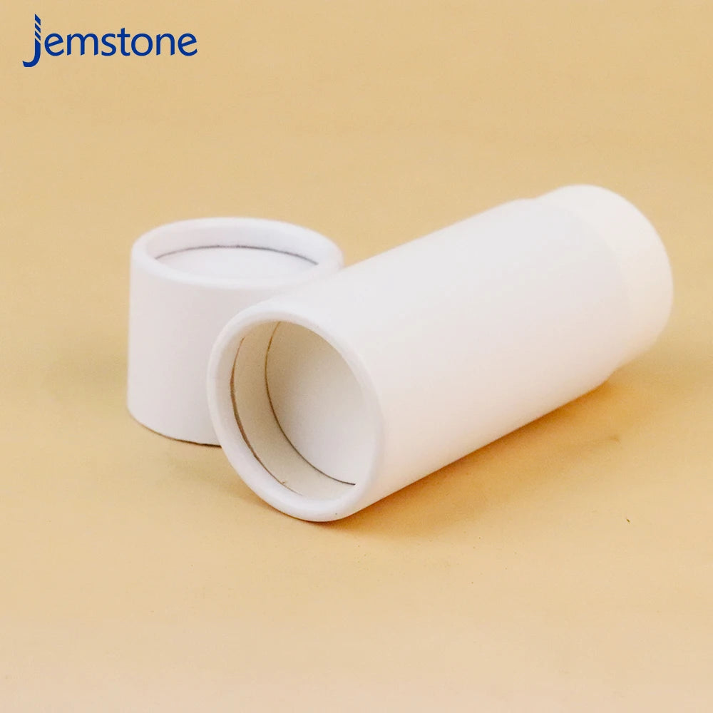 Biodegradable Empty Kraft Cardboard Push up Deodorant Containers 2.00 oz Paperboard Tubes Push up Lip Balm Tube Box