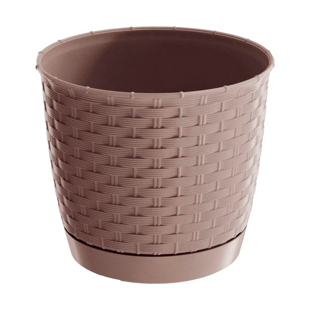 RATOLLA ROUND 2L pot dimensions (mm) 165x165x142 Mocca color