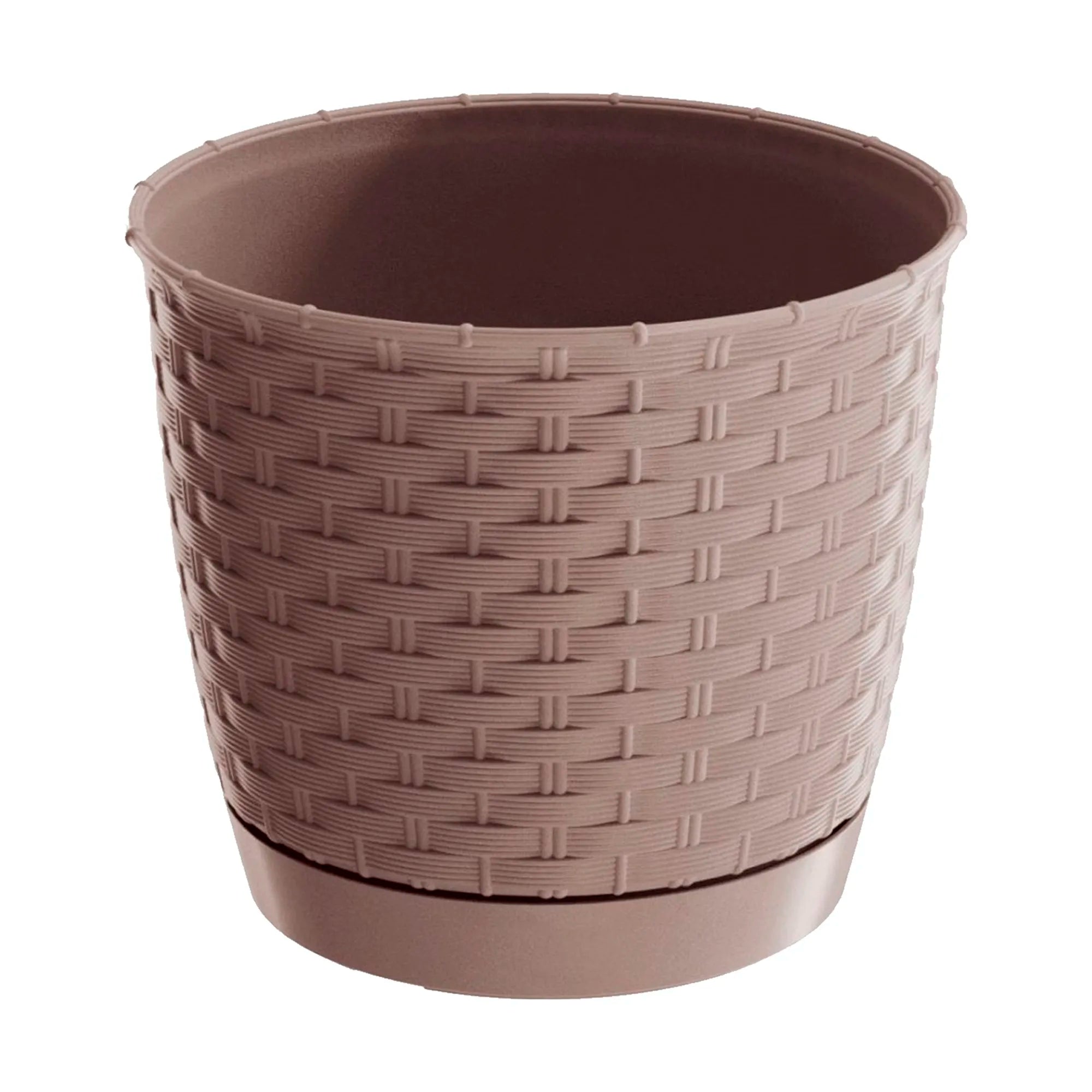 RATOLLA ROUND 2L pot dimensions (mm) 165x165x142 Mocca color