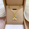 Micro-inlaid Clavicle Sense Jewelry Fashion Zircon Stainless Steel Necklace