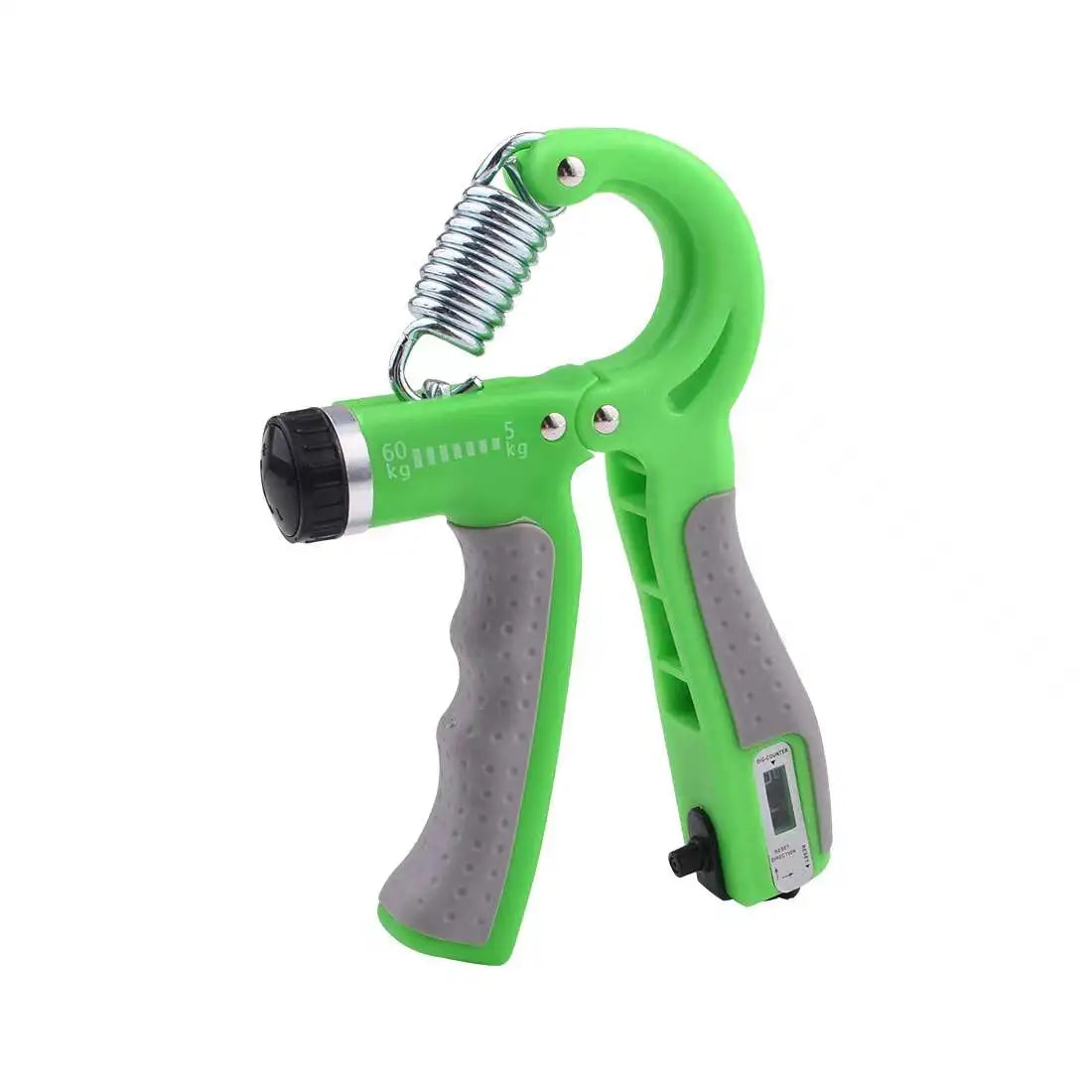 Heavy-Duty Digital Hand Grip Strengthener Adjustable Metal Trainer for Arm Workout