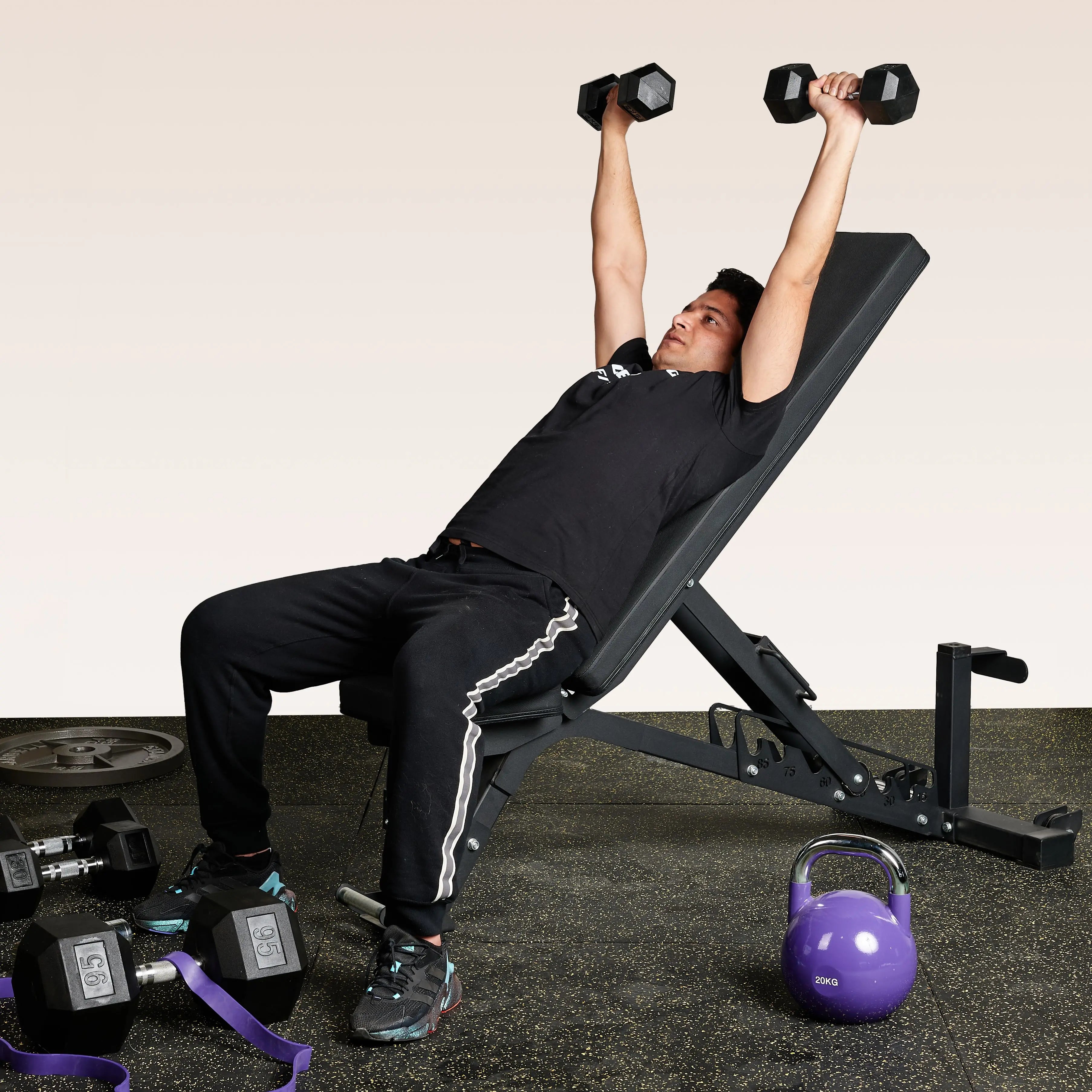 Hot Sale Multi Function Workout Sit up Adjustable Bench for Fitness Center