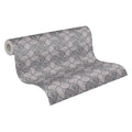 Made in Germany - Luxury Wallpaper rolls Graphic Taupe Grey Blue Black Non Woven Contract Wallpaper Retro - 1005 x 053 m