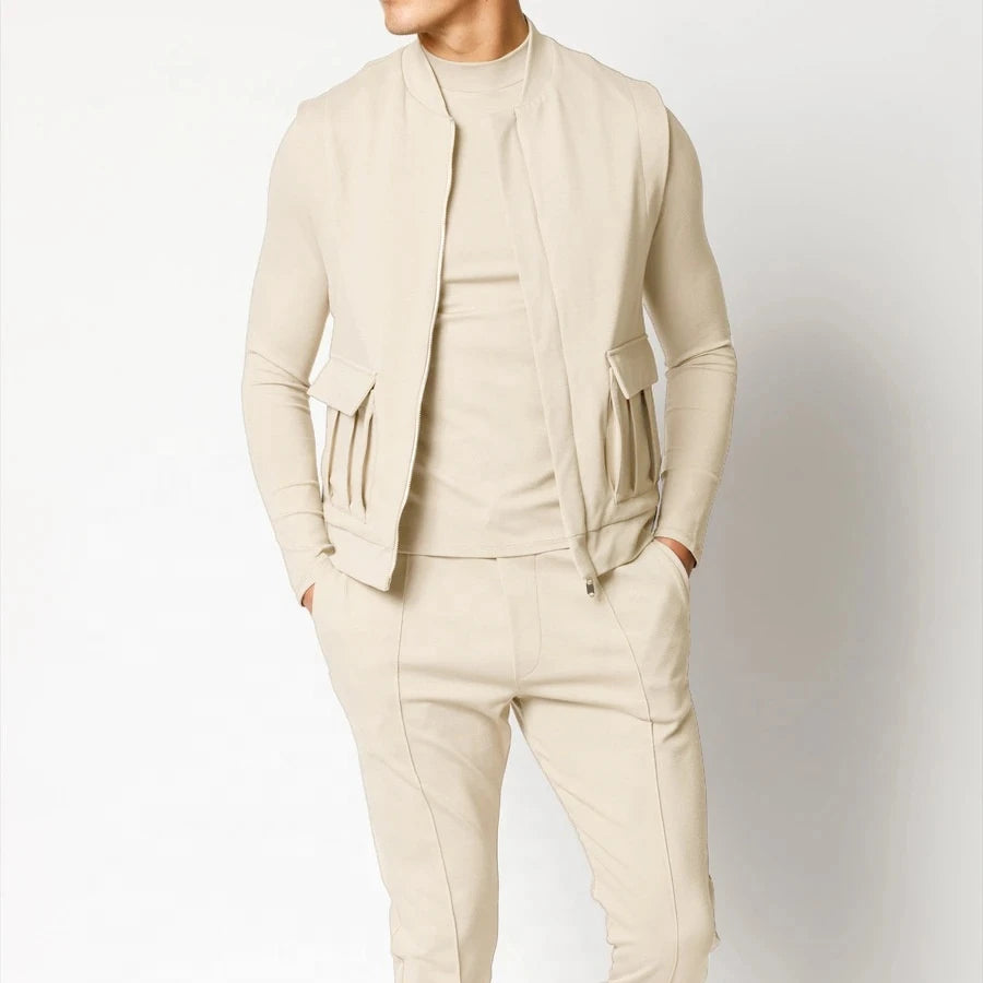 Men's 3D Puff Printing Logo Winter Tracksuits Fall Sweat-Suit Pants Streetwear Skinny Rhinestone Stack-Pant Joggers