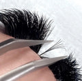 0.03-0.10mm Matte Dark Black Easy Fan Lashes Volume Extension Mega Eyelashes Blooming Fans Eyelash Extension Cilios