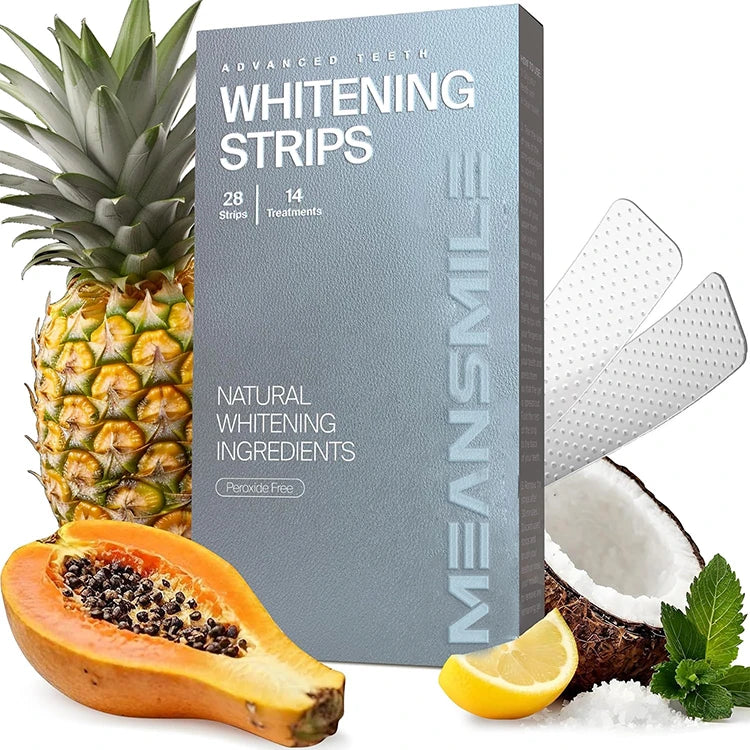 2025 Suitable for Sensitive Teeth Remove Stubborn Yellow Stains and Repair Gums Fashionable Whitening Teeth Strips